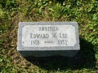 Findagrave  Edward W Lee