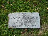 Findagrave  Lazarus Anderson Jr.
