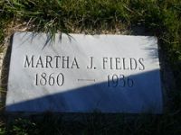 Findagrave  Martha Fields