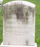 Findagrave  Mary Elizabeth Lowry Gray
