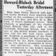 Marriage of Blalock / Howard