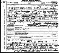 Missouri, U.S., Death Certificates, 1910-1962