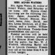 Newspapers.com - Harrisburg Telegraph - 13 Dec 1937 - Page 11 Obituary for AGNES WATERS (Aged 53)