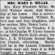 Newspapers.com - Harrisburg Telegraph - 13 Oct 1941 - Page 16 Obituary for Mary Elizabeth MILLER (Aged 46)