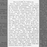 Newspapers.com - Harrisburg Telegraph - 16 Jan 1905 - Page 5 Funeral of David Moore Robinson