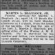 Newspapers.com - Harrisburg Telegraph - 23 Feb 1918 - Page 14 Obituary for MARTIN L. BLAYLOCK (Aged 18)