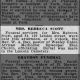 Newspapers.com - Harrisburg Telegraph - 25 Jan 1916 - Page 2 Obituary for REBECCA SCOTT (Aged 84)