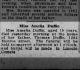 Newspapers.com - Harrisburg Telegraph - 29 Apr 1911 - Page 1 Obituary for Amelia Duflln (Aged 19)