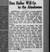 Newspapers.com - Harrisburg Telegraph - 5 Jul 1912 - Page 1 Dan Haller Will Go to the Almshouse