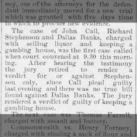 No True Bill Found Against Dallas Banks_11 Jun 1891