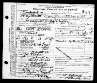 North Carolina, U.S., Death Certificates, 1909-1976