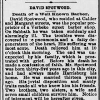 Obituary for DAVID Spotwood