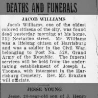 Obituary for JACOB WILLIAMS