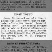 Obituary for JESSE YOUNG Jesse (Aged 20)