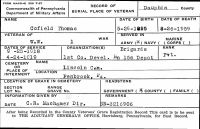 Pennsylvania, U.S., Veterans Burial Cards, 1777-2012