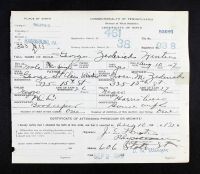 Pennsylvania, US, Birth Certificates, 1906-1913 - George Zedericks Winters