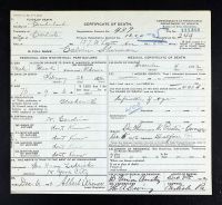 Pennsylvania, US, Death Certificates, 1906-1967 - Calvin Sherman