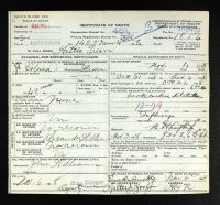 Pennsylvania, US, Death Certificates, 1906-1967 - Hattie Green