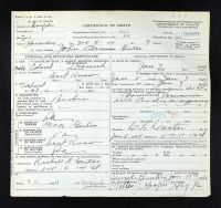 Pennsylvania, US, Death Certificates, 1906-1967 - John Alexander Gaitor Sr