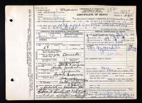 Death Certificate Lucy E Washington