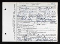 Pennsylvania, US, Death Certificates, 1906-1967 - Marion E Tucker