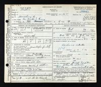Pennsylvania, US, Death Certificates, 1906-1967 - Martha Jane Mathews