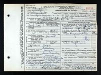 Pennsylvania, US, Death Certificates, 1906-1968 - Adaline Berry