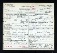 Pennsylvania, US, Death Certificates, 1906-1968 - Elizabeth Williams