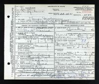 Pennsylvania, US, Death Certificates, 1906-1968 - Faine Montgory