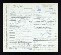 Pennsylvania, US, Death Certificates, 1906-1968 - Jacob Williams