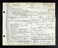 Pennsylvania, US, Death Certificates, 1906-1968 - Jennie Allen