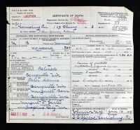 Pennsylvania, US, Death Certificates, 1906-1968 - John Adams I