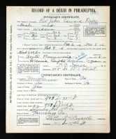 Pennsylvania, US, Death Certificates, 1906-1968 - John E Price