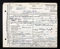 Pennsylvania, US, Death Certificates, 1906-1968 - Katie White