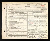 Pennsylvania, US, Death Certificates, 1906-1968 - Lucy C Lindsay
