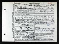 Pennsylvania, US, Death Certificates, 1906-1968 - Mary E Rider