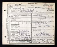 Pennsylvania, US, Death Certificates, 1906-1968 - Nellie M Rhoads