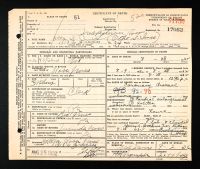 Pennsylvania, US, Death Certificates, 1906-1968 - Otho Imes