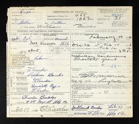 Pennsylvania, US, Death Certificates, 1906-1968 - William Banks
