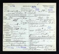 Pennsylvania, US, Death Certificates, 1906-1968 - William H Carpenter II
