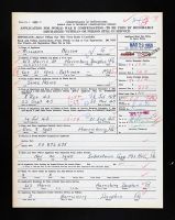 Pennsylvania, US, Veteran Compensation Application Files, WWII, 1950-1966 - Nelson J Williams