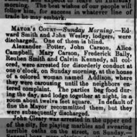 Potter, Carson, Campbell, Baily, Smith, Kennedy Arrested for Disorderly Conduct_15 Oct 1866