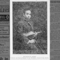 Sylvester E. Burris-Conductor+Manager Harrisburg Colored Choral Society_20 May 1908