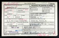 U.S., Headstone Applications for Military Veterans, 1925-1970