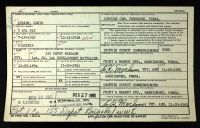 US, Headstone Applications for Military Veterans, 1925-1970 - Lewis Eubank