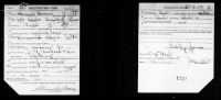 US, World War I Draft Registration Cards, 1917-1918 - Samuel Brown
