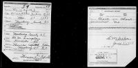 US, World War I Draft Registration Cards, 1917-1918 - Thomas Cofield