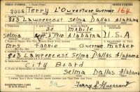US, World War II Draft Cards Young Men, 1940-1947 - Terry L'Ouverture Guerrant
