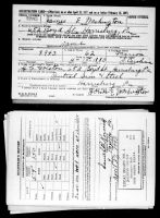 US, World War II Draft Registration Cards, 1942 - James E Washington II