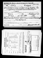 US, World War II Draft Registration Cards, 1942 - Lewis Eubank